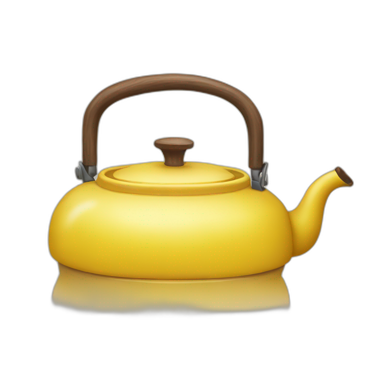 Yellow kettle emoji