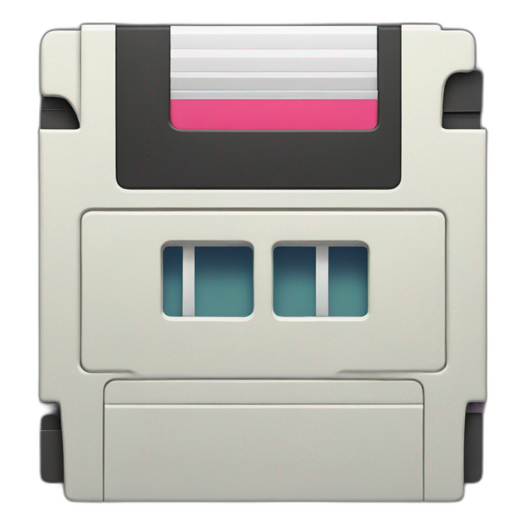 sick retro floppy disk emoji