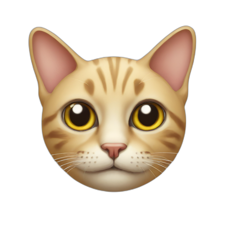 weird cat emoji