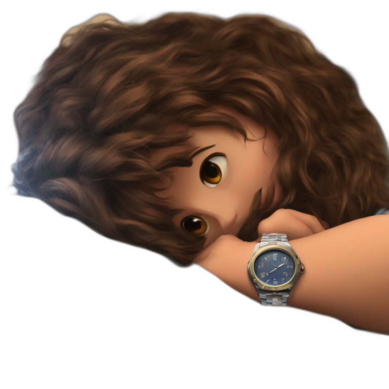 playful wristwatch upside-down emoji