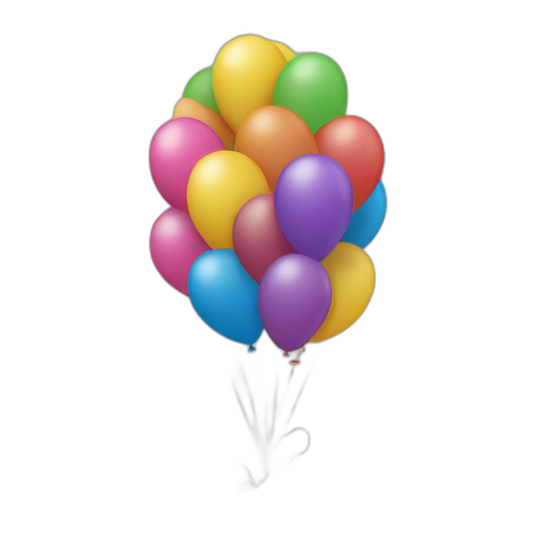 balloon-shaped-like-number-3 colored emoji