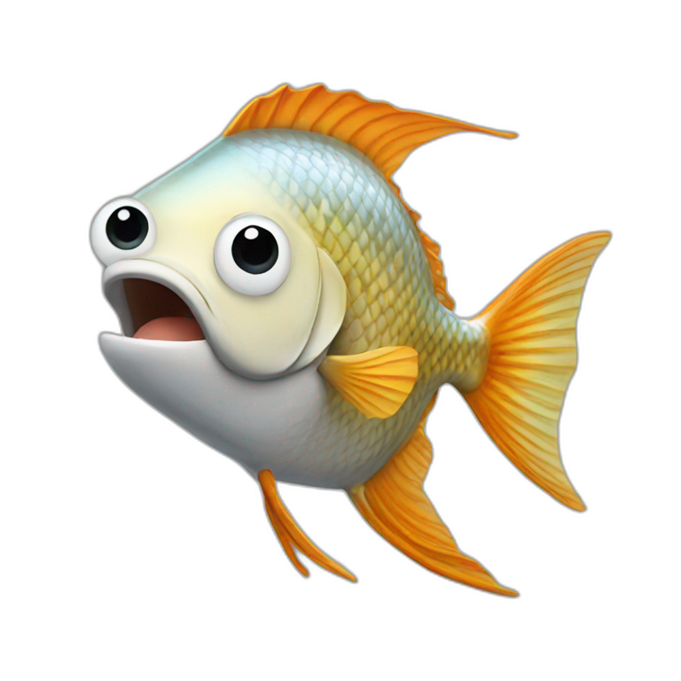A fish that is a nut emoji