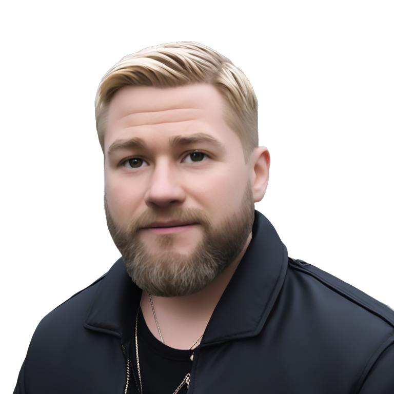"blonde boy in black jacket" emoji