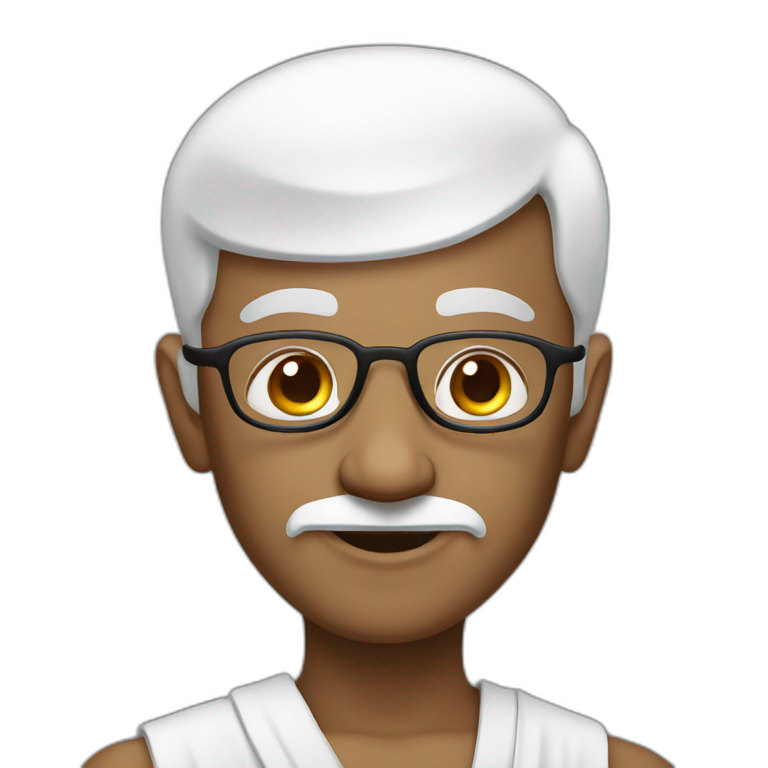 Sarcastic-Ghandi emoji