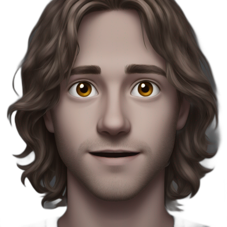smiling brown-haired boy portrait emoji