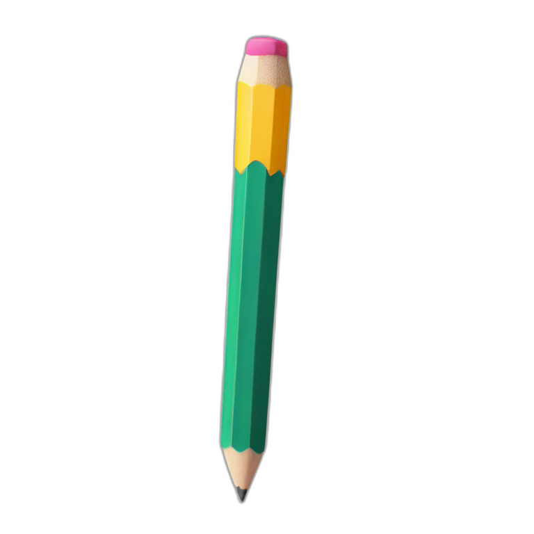 Kicko Emoticon Pencil Assortment - 7.5 Inch - Assorted Colorful Pencils
