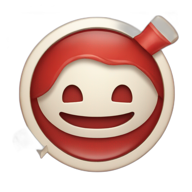 red stamp with word approved emoji