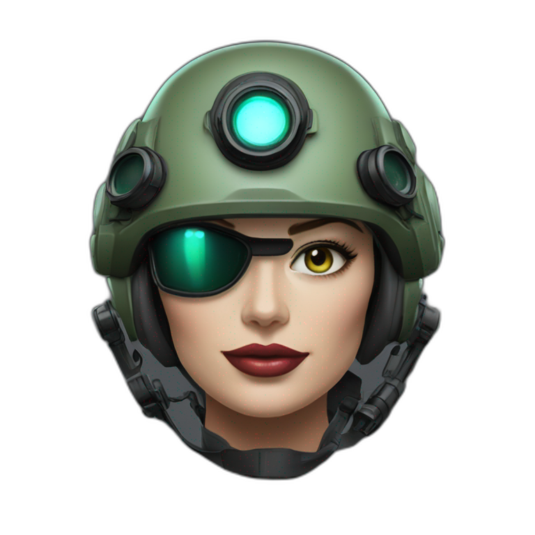 margot-robbie-night-vision-gear-helmet emoji