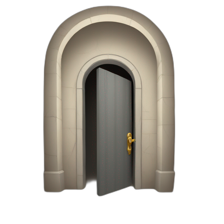 open door to the crypt emoji