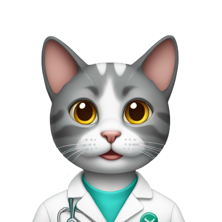 Pharmacist cat emoji