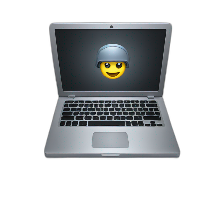 A programmers laptop emoji
