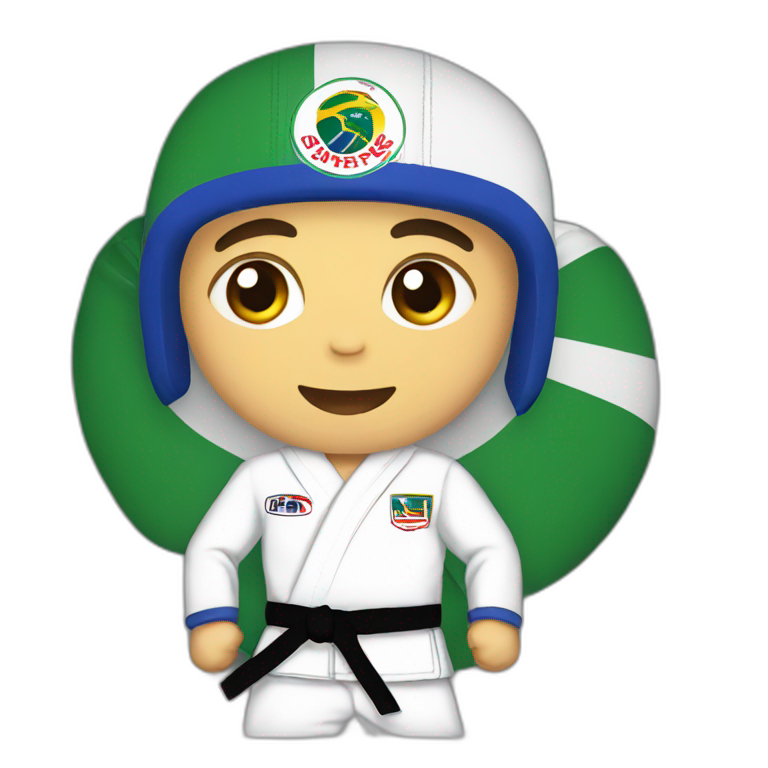 Brazilian jiu jitsu emoji