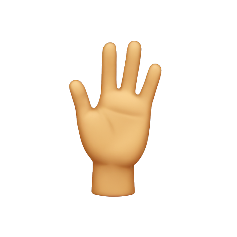 Emoji face with a welp hands emoji