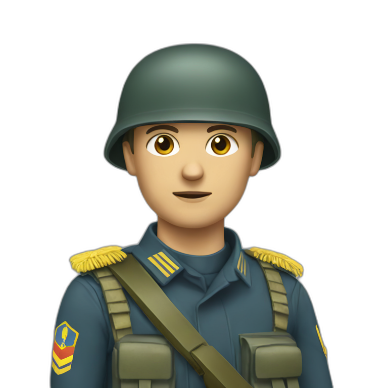 ukranian soldier emoji