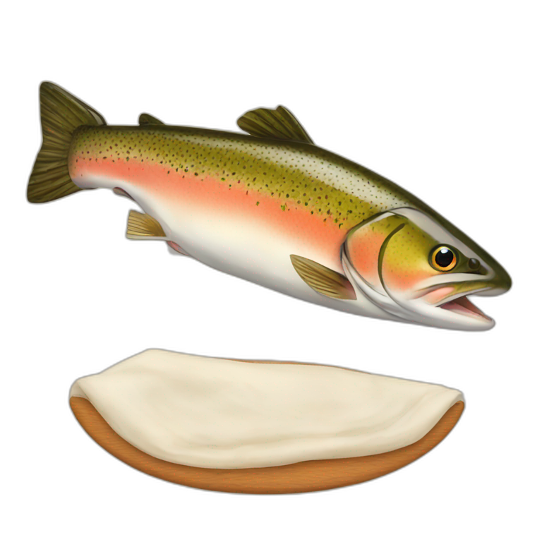 cooked trout emoji