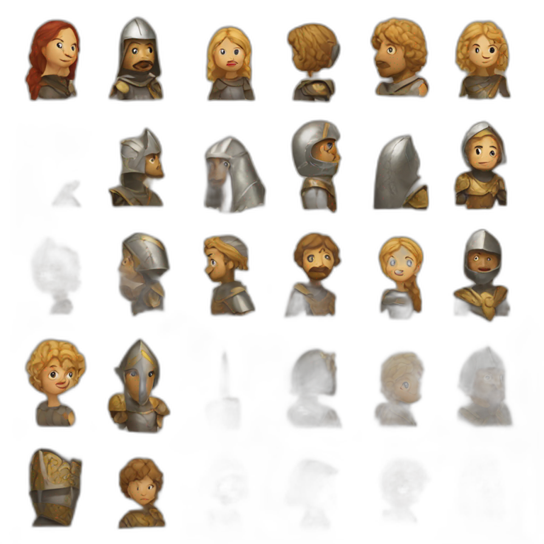 medieval icons emoji