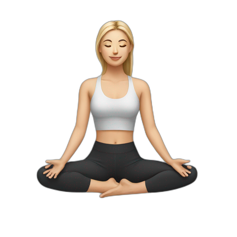 Yoga wear emoji