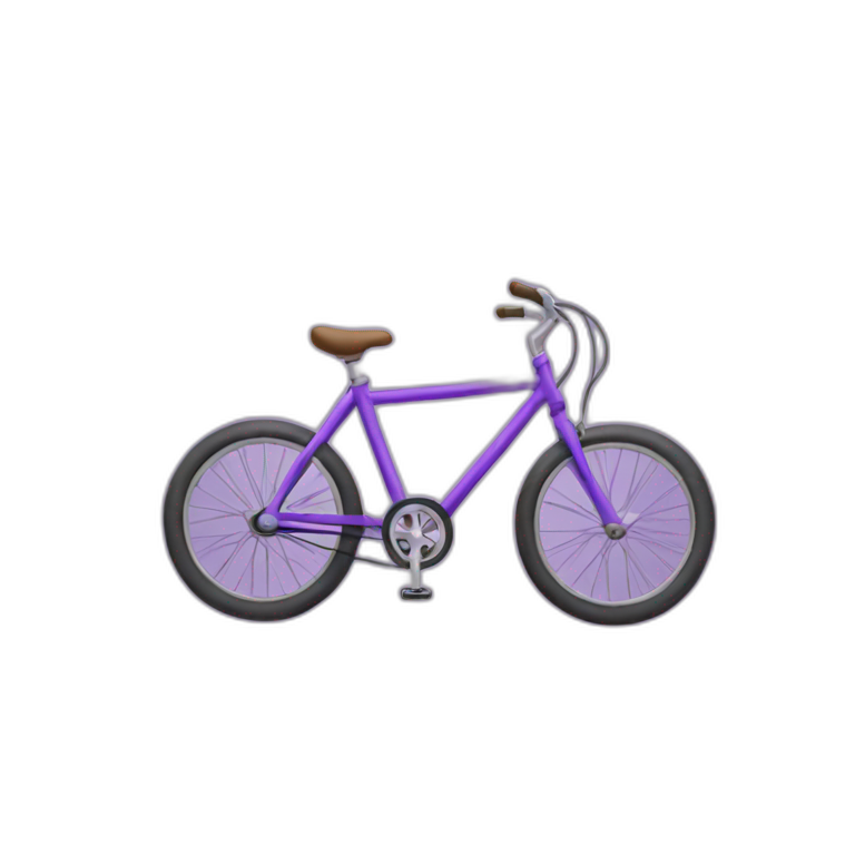 purple bike emoji emoji