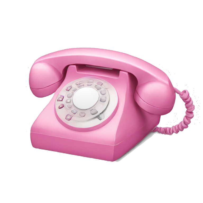 pink phone  emoji