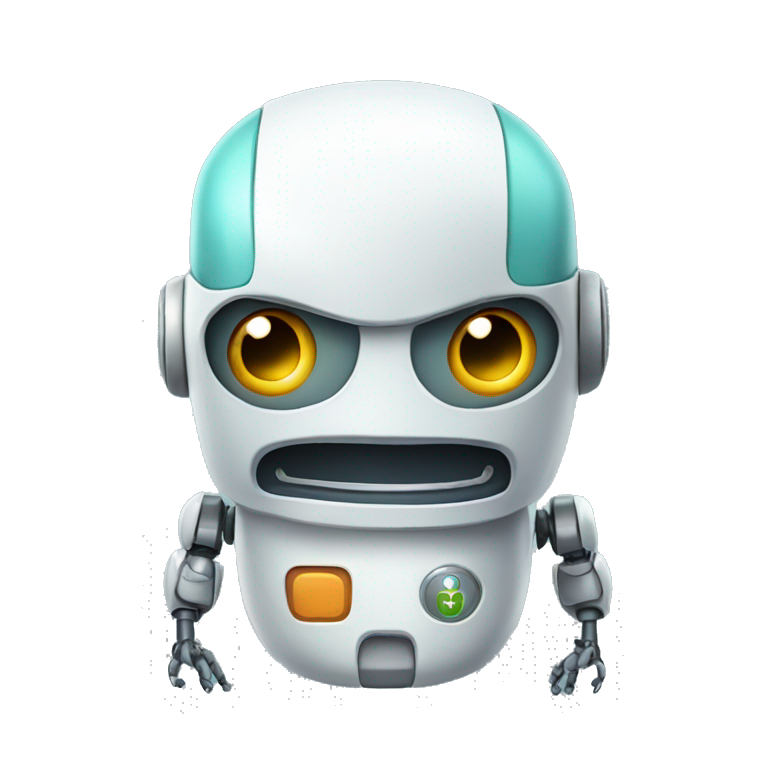 robots con medicina emoji