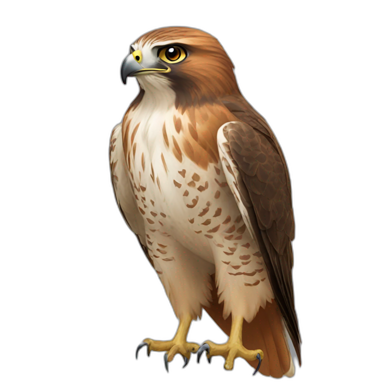 Red-Tailed Hawk emoji