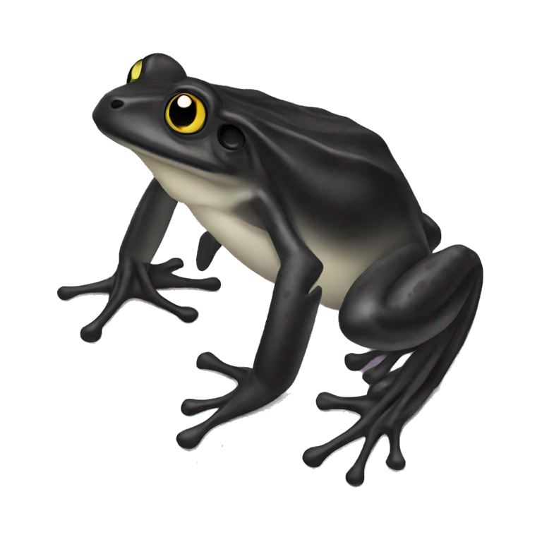 black frog  emoji