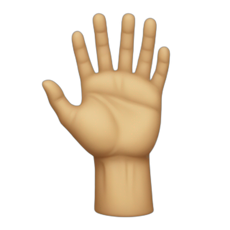 The hand of god  emoji