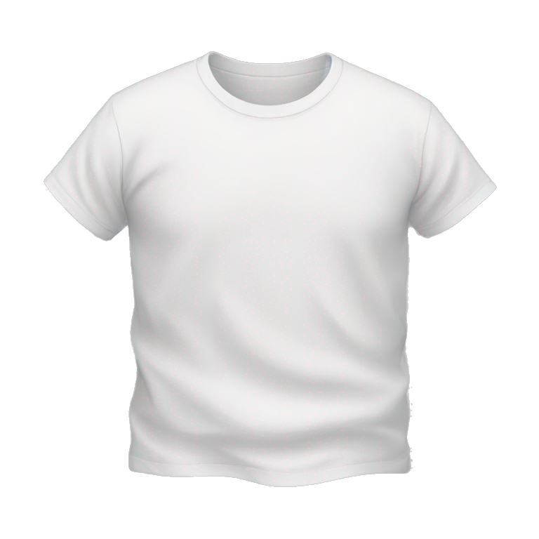 White t-shirt emoji