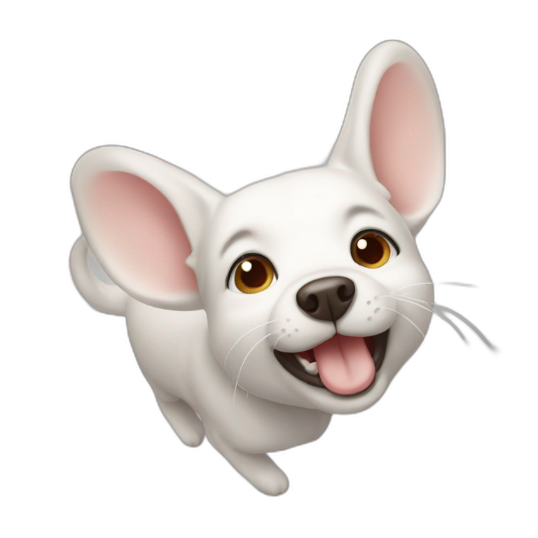 clicking mouse dog emoji