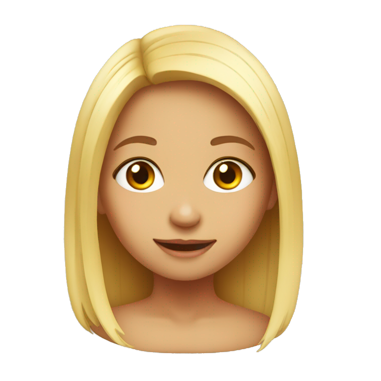 Cute girl emoji
