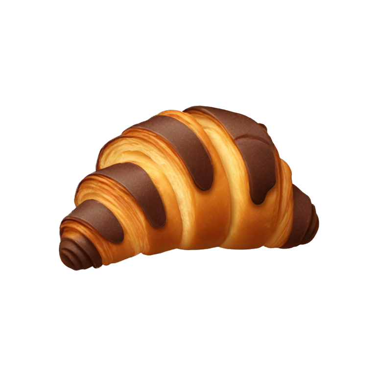 chocolate croissant  emoji