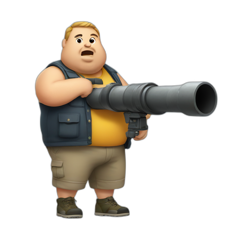 fat man with a bazooka emoji