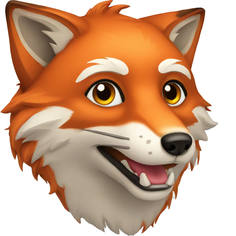 a fox emoji