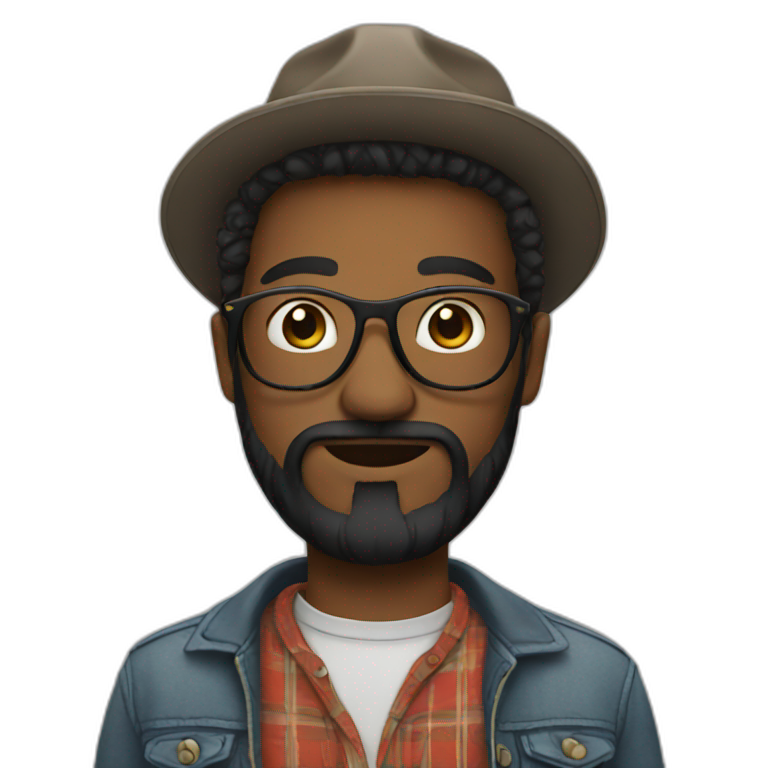 hipster emoji