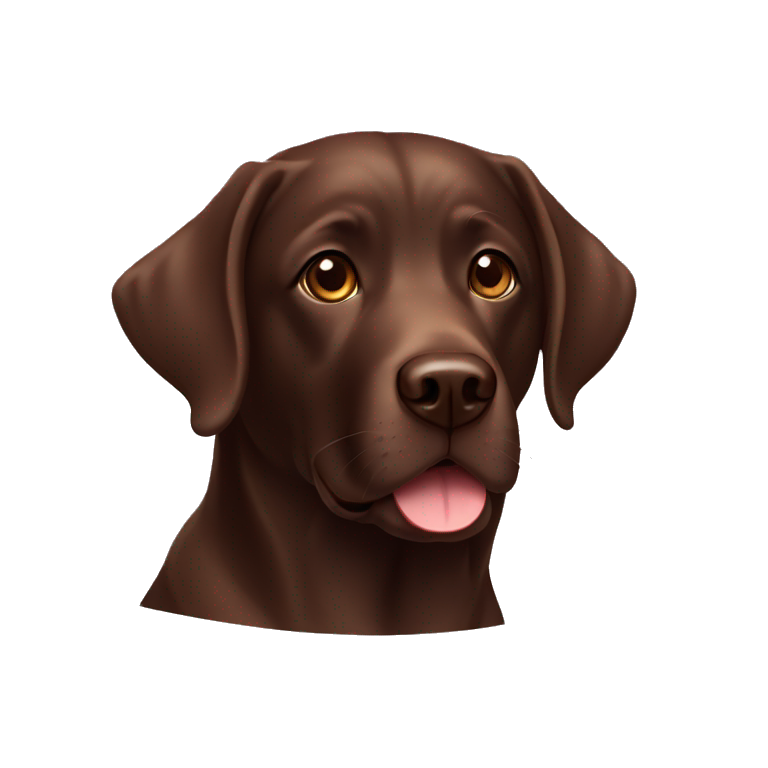 chocolate labrador emoji