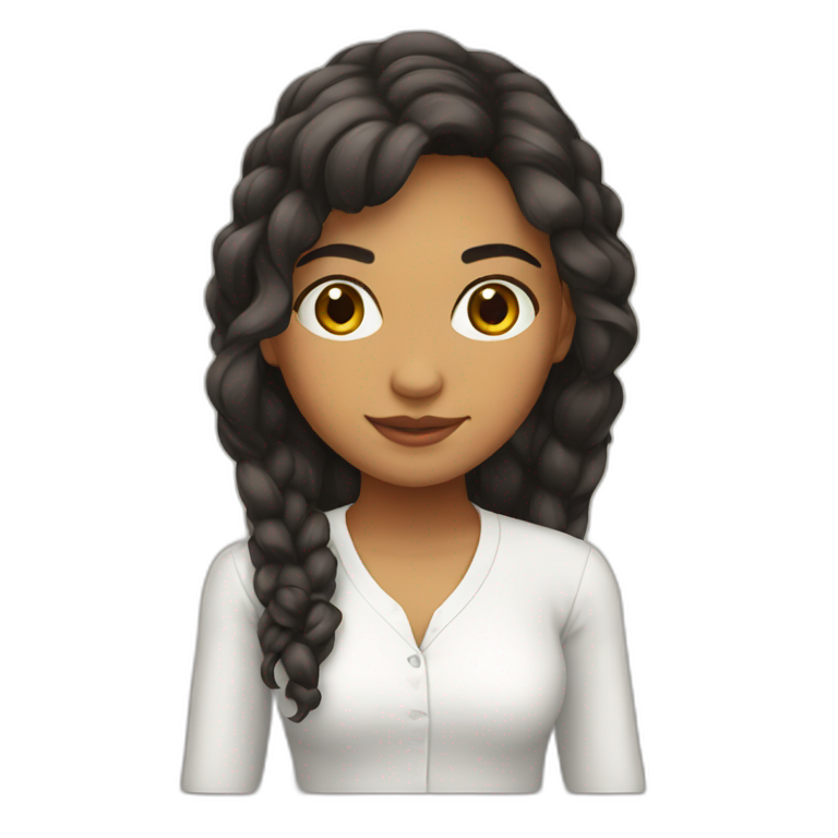 colombian girl hello emoji