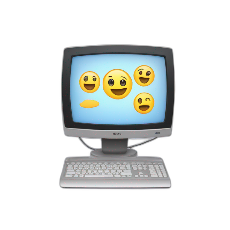 computer display emoji
