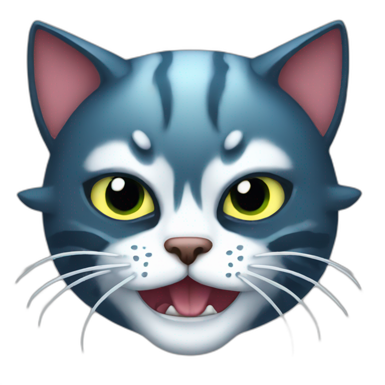 Cat-demon-water emoji
