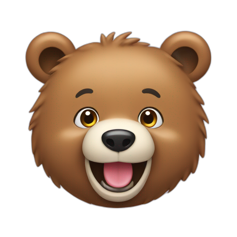 happy bear congratulations emoji