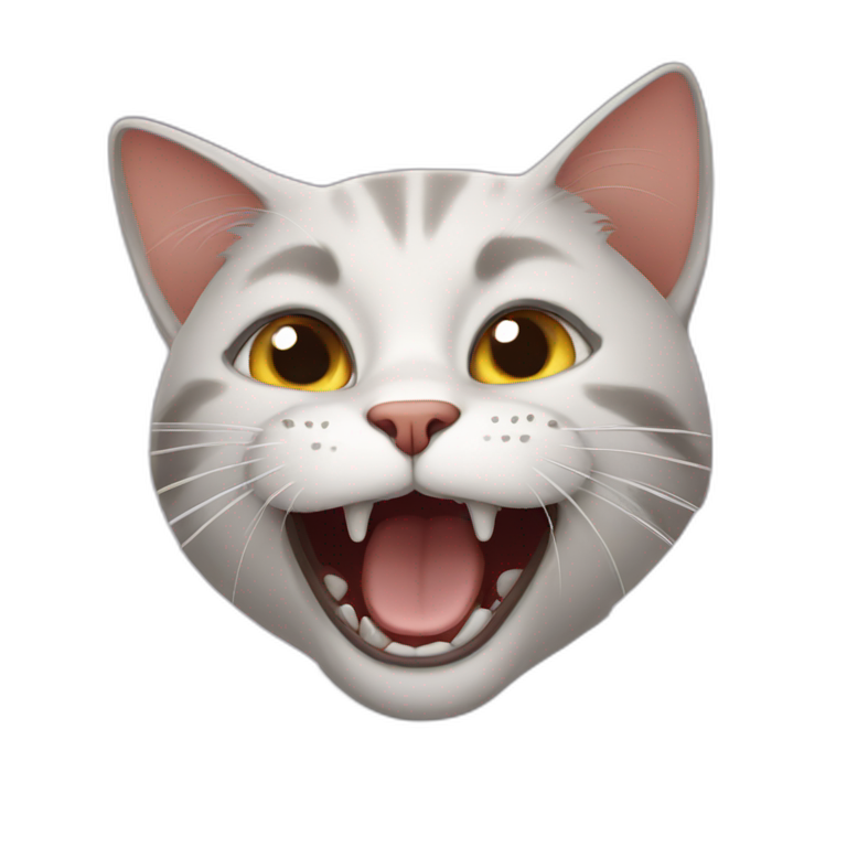 Crazy cat  emoji