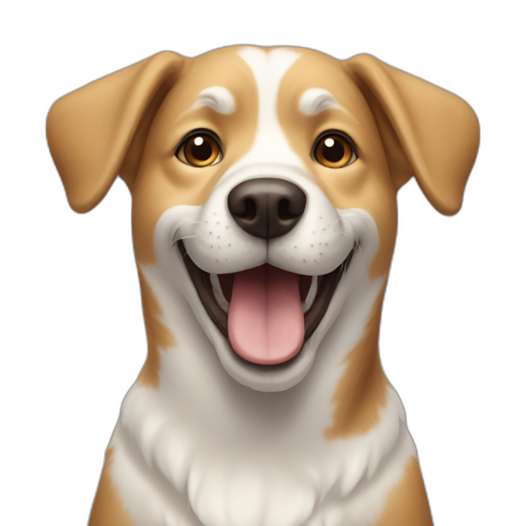 happy dog dog emoji