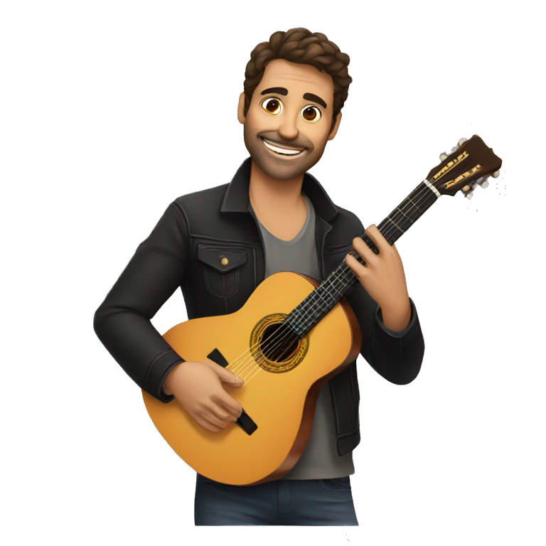 spanish guitar player emoji