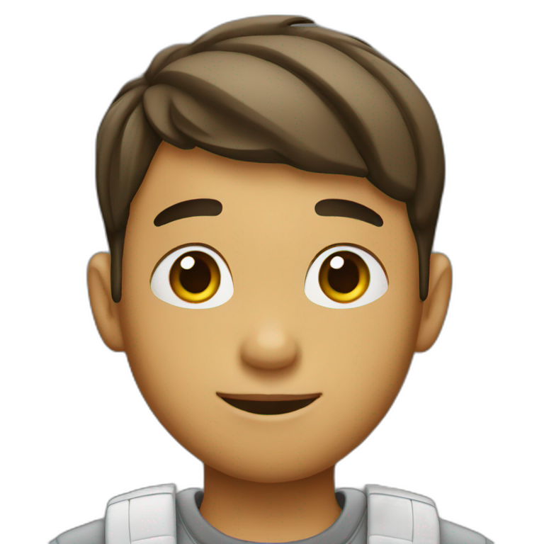 a boy with cap haircut emoji