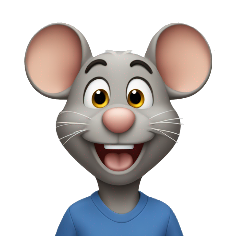 jerry mouse waving emoji