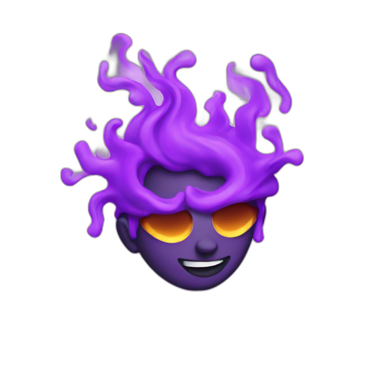 Purple heat  emoji