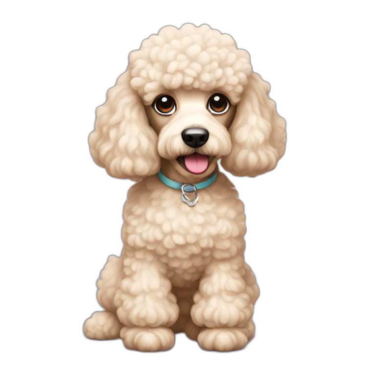 creme-mini-poodle emoji