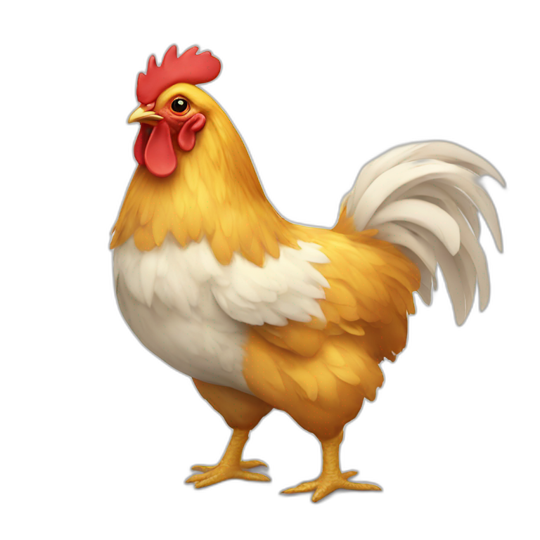 Chickens with pajamas emoji