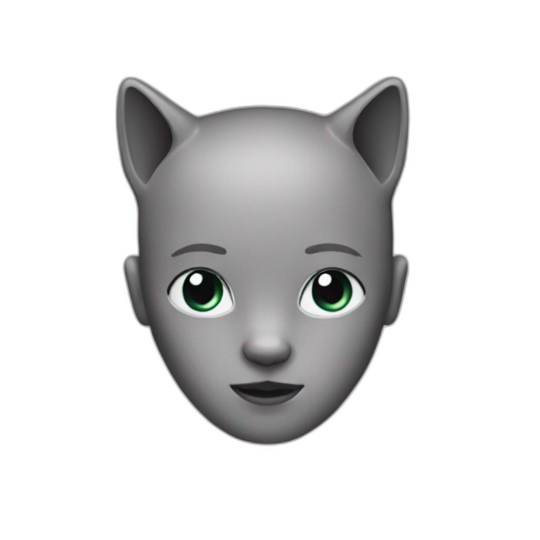 Human with cat head emoji