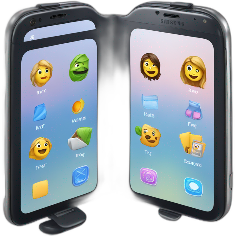 Foldable Samsung Phone emoji