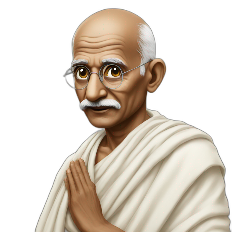 Gandhi ji eyes are money emoji